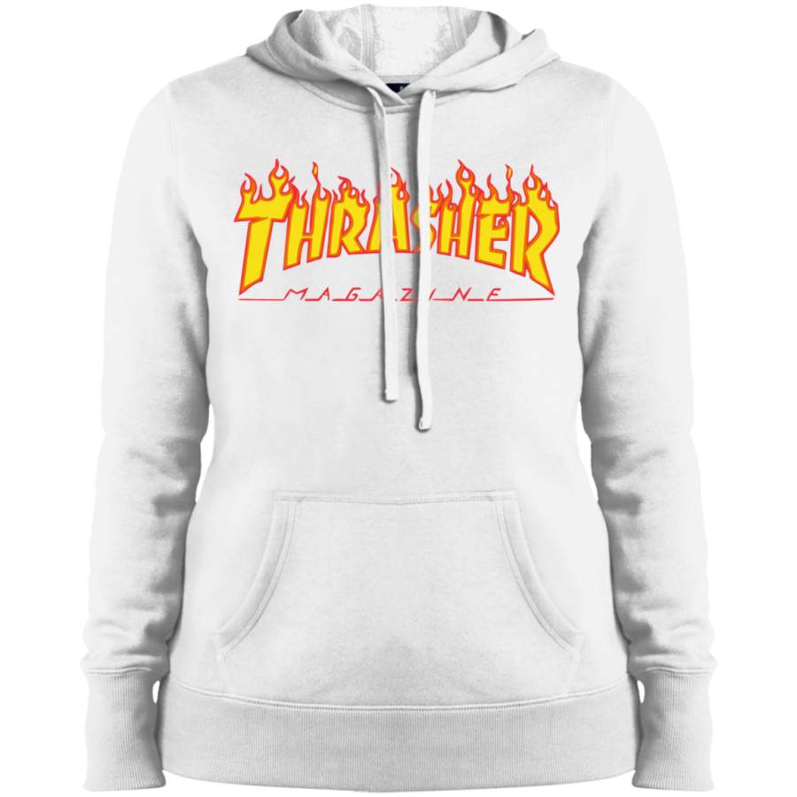 Thrasher Magazine Flame Ladies Pullover Hoodie