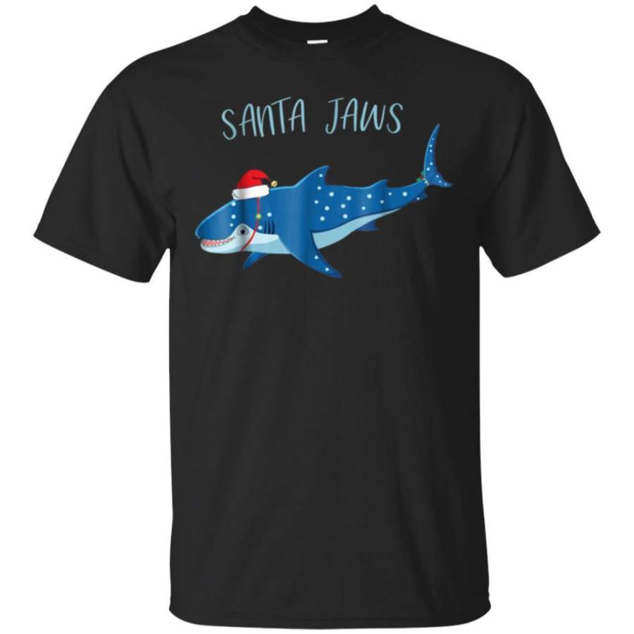 AGR Shark Santa Jaw Merry Christmas Gift Tshirt Birthday Gift Jaq T-shirt