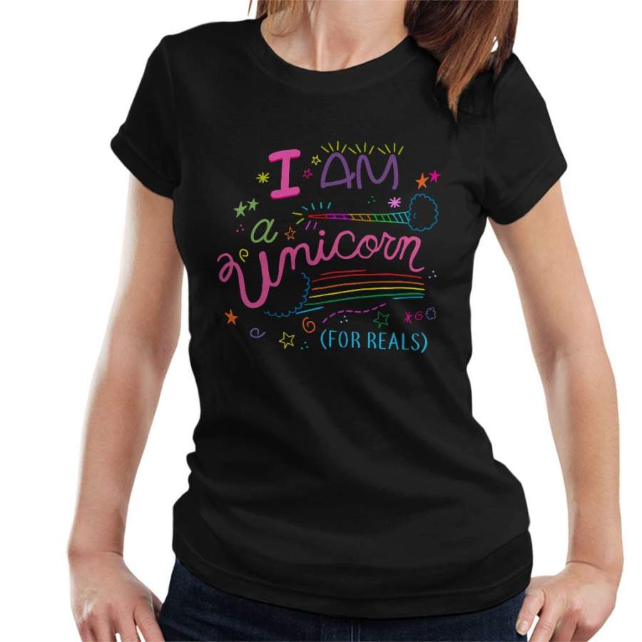 Unicorn Sketch For Reals Women’s T-Shirt