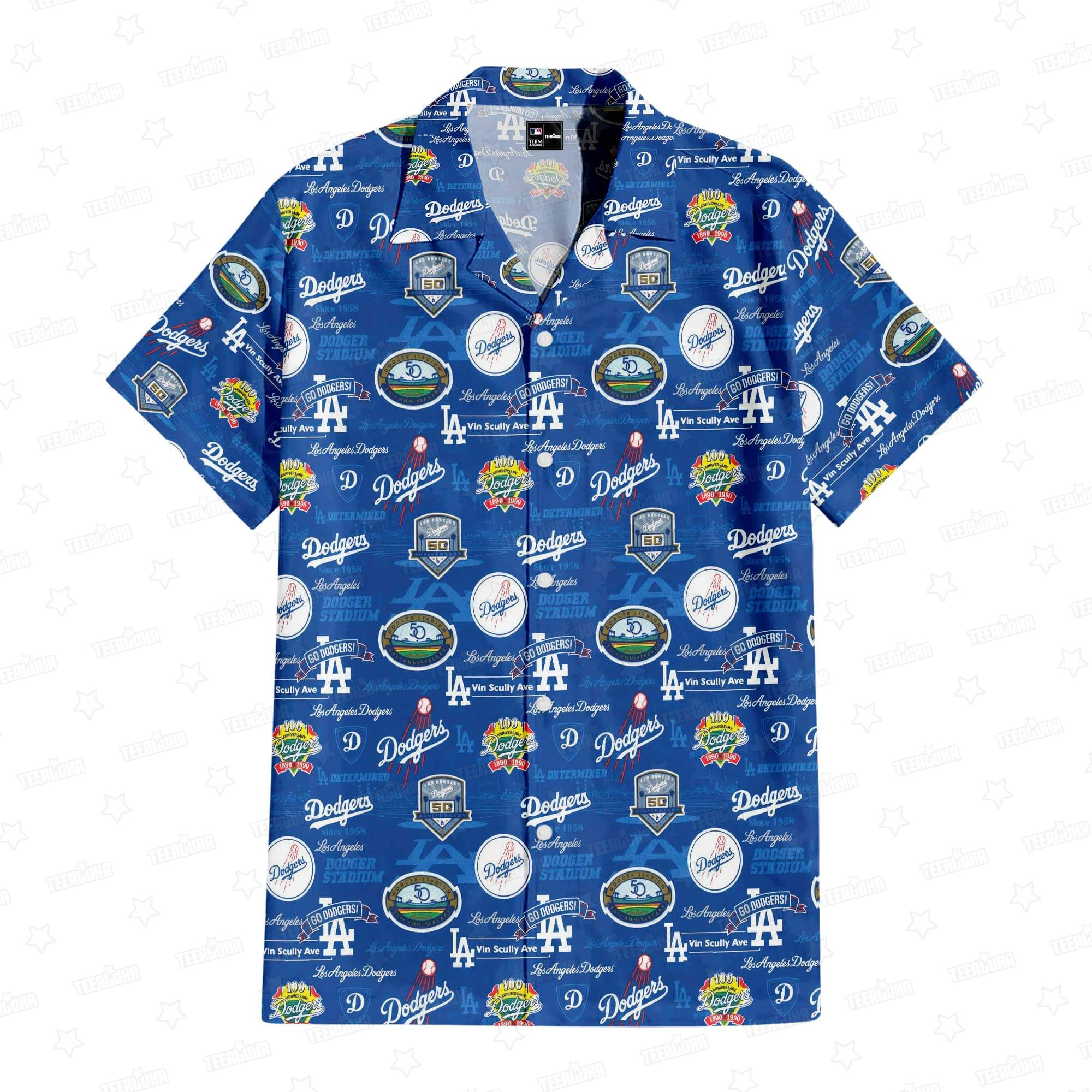 Los Angeles Dodgers Championship Dynasty Hawaiian Shirt