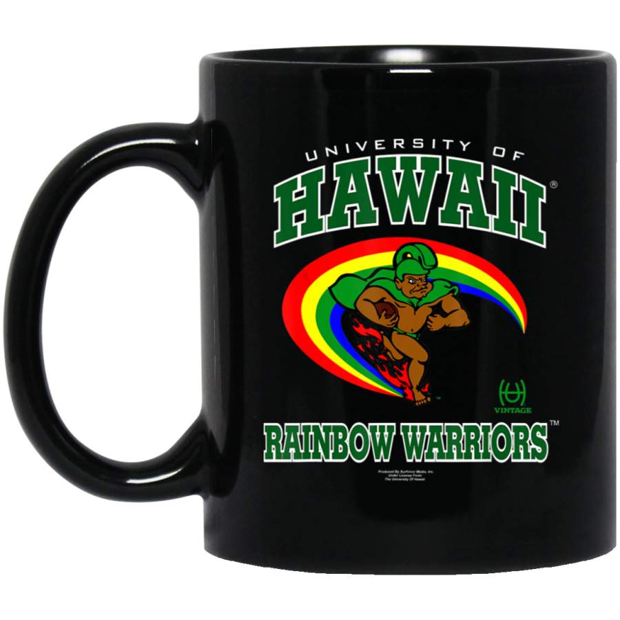 University Of Hawaii Rainbow Warrior Vintage Logo Coffee Mug