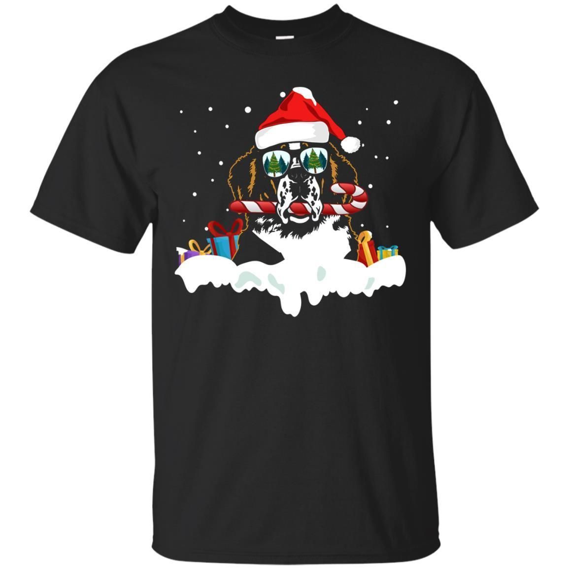 Buy Santa Candy Cane Bernese Mountain Christmas Long Sleeve Tee