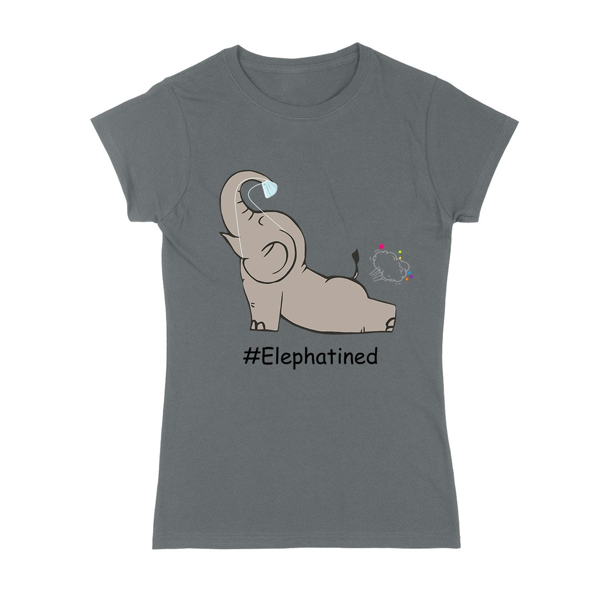 Elephant Yoga Quarantine Ez06 1004 Ladies T-Shirt