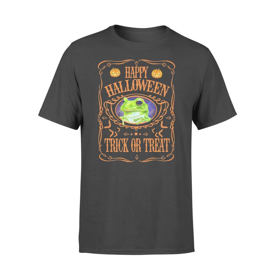 Frog Happy Halloween Trick Or Treat T-shirt