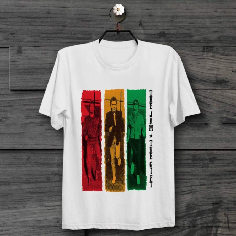 The Jam The Gift Post Punk Rock Retro CooL Graphic T Shirt Men’s Summer Tee