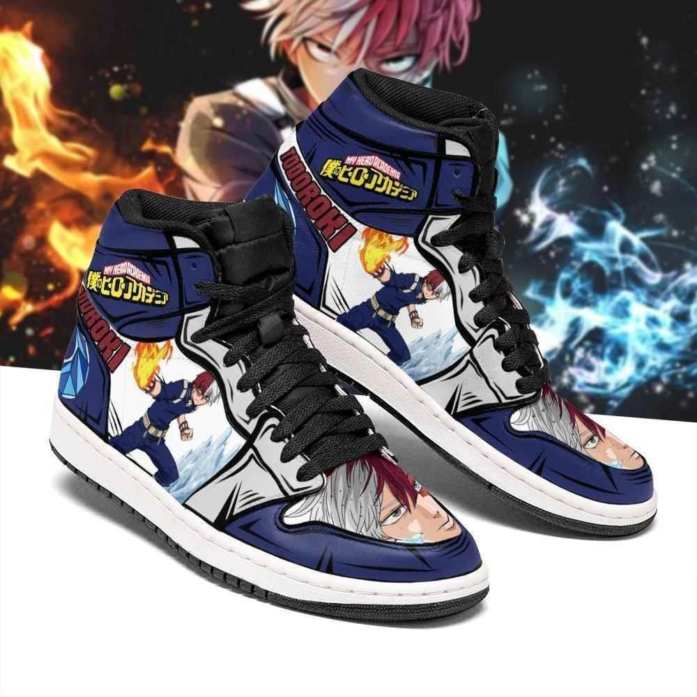 Todoroki Shoto Custom My Hero Academia Sneakers Air Sneakers Jordan Sneakers Sport