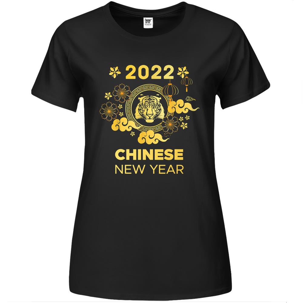 Funny Year Of The Tiger 2022 – Happy Chinese New Year 2022 Premium Womens T Shirts