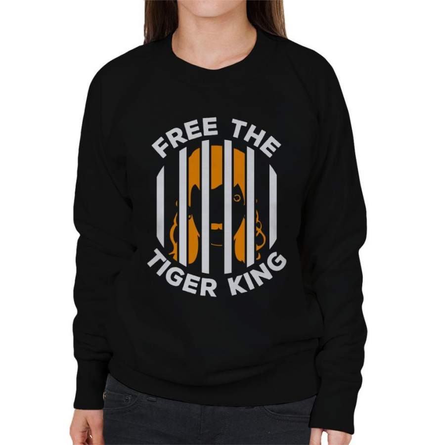 Free The Tiger King Joe Exotic Women’s Sweatshirt