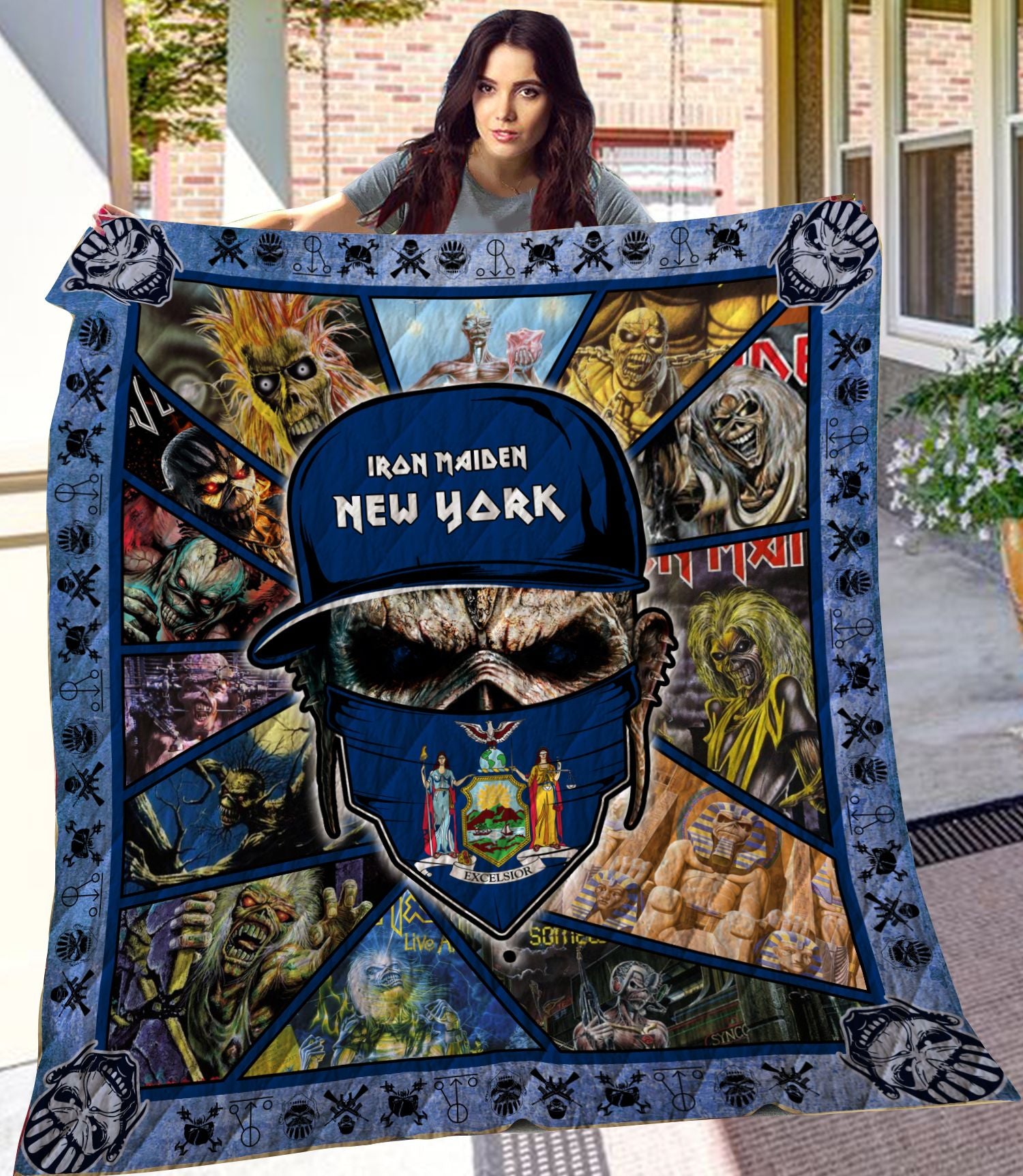 New York Quilt Blanket Ha0411 Fan Made