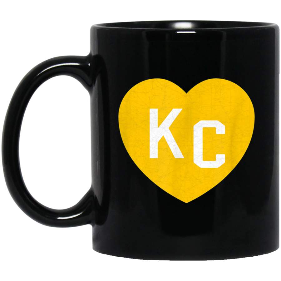 KC Heart Kansas City Red Kc Kingdom Locals Love Design Mug