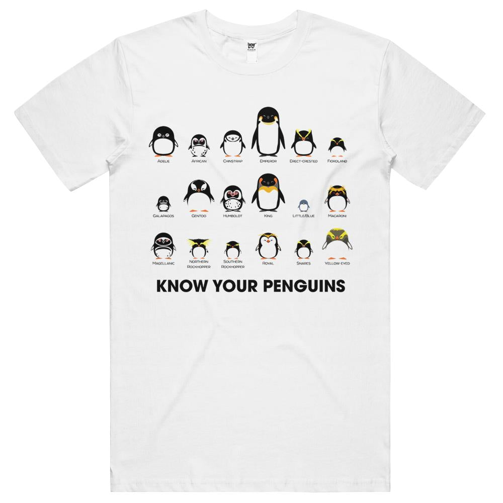 Know Your Penguins T Shirts