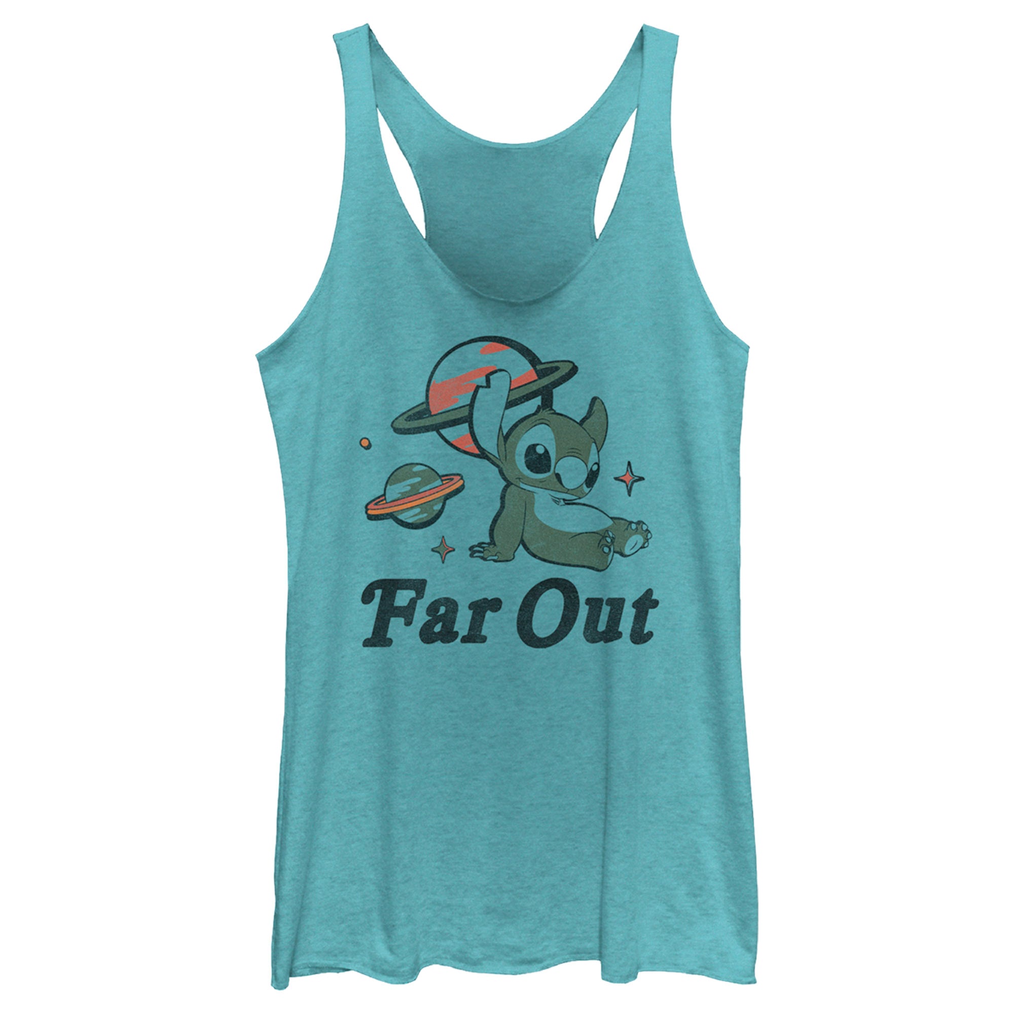 Women’S Lilo & Stitch Far Out Racerback Tank Top