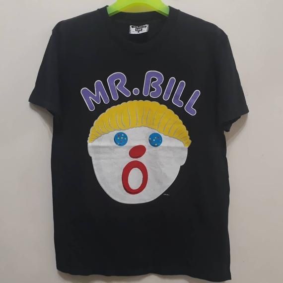 Vintage 90S Mr Bill Shirt Clay Figurine Clown Star Parody Claymation Animation Art Toy Promo Saturday Night Live Shirt