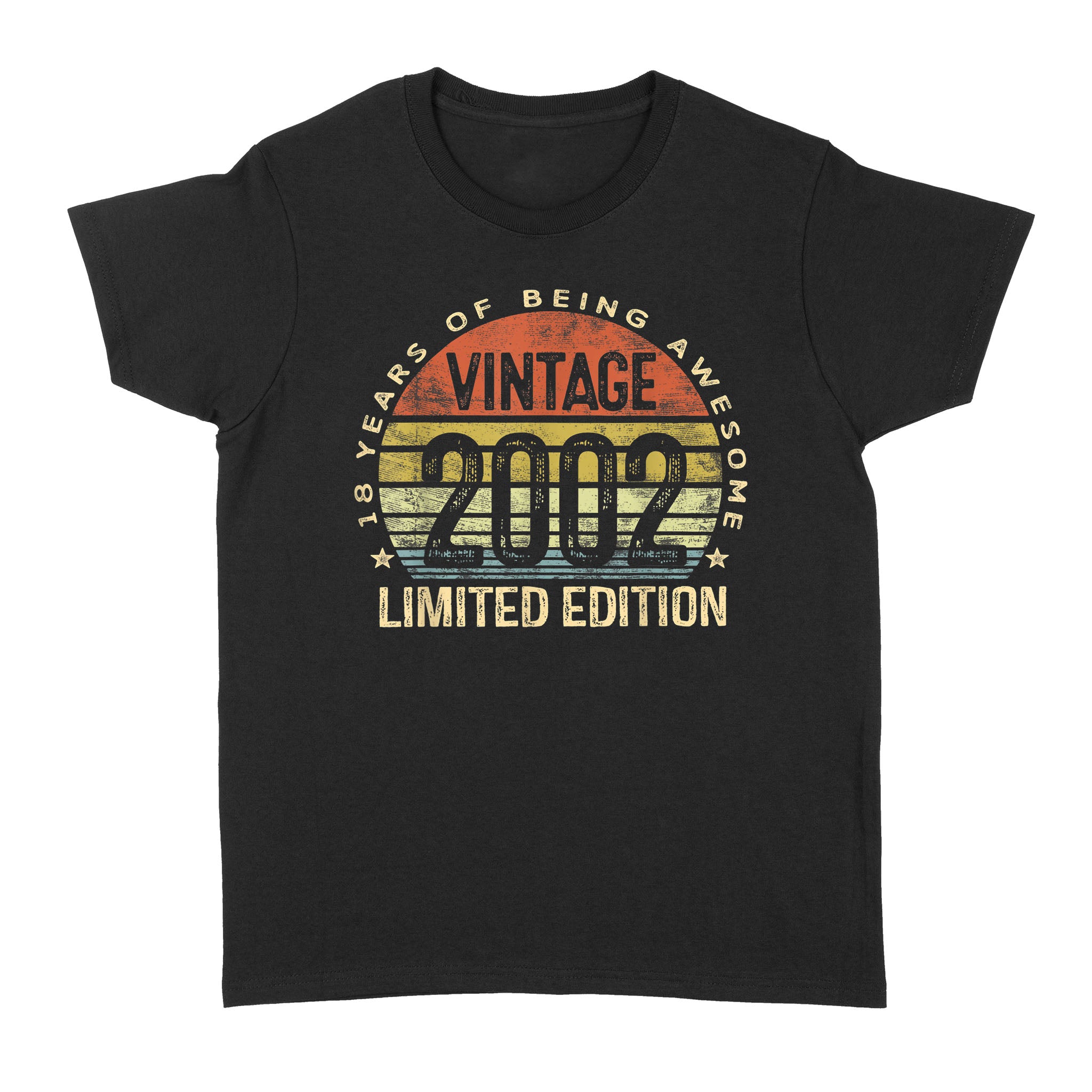 Birthday Vintage Gifts  2002 Limited Edition 18th Birthday, 18 Year Old – Standard Women’s T-shirt