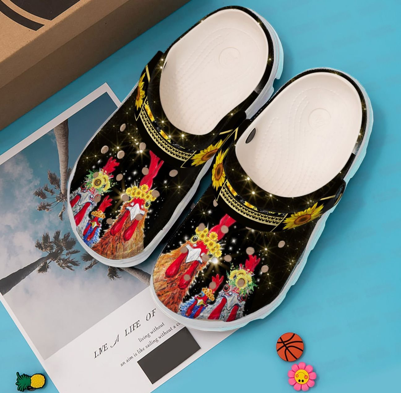 Chicken Personalized Clog, Custom Name, Text, Color, Number Fashion Style For Women, Men, Kid, Print 3D Chicken Family