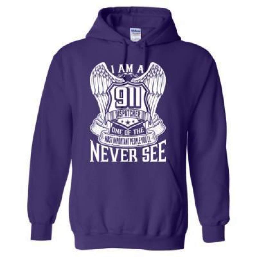 AGR I Am A 911 Dispatcher Important People You Never See – Heavy Blend™ Hooded Sweatshirt