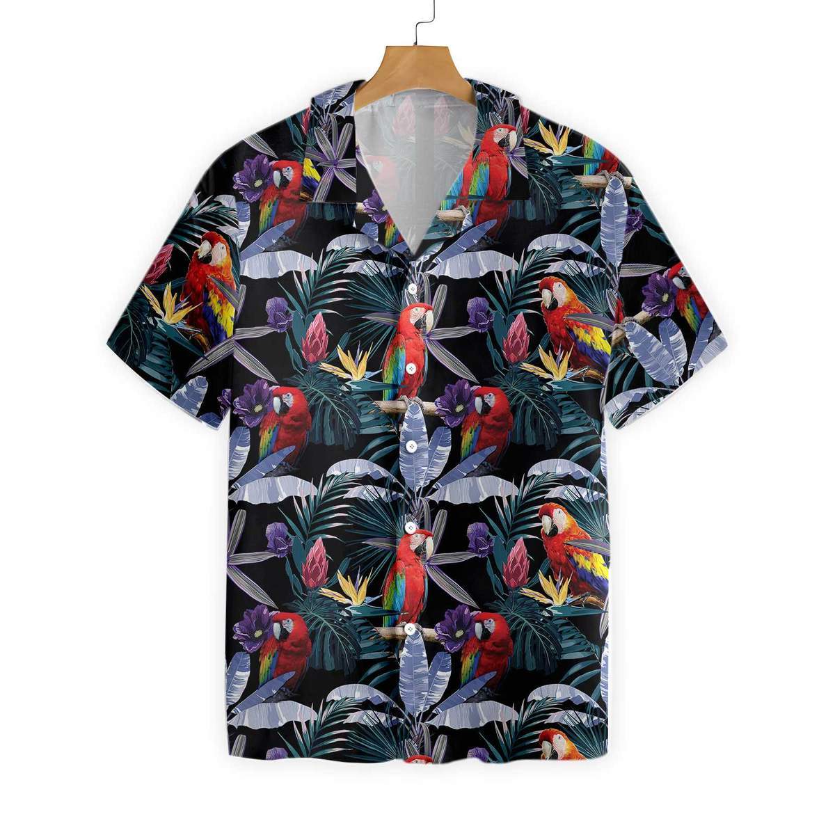 Tropical Parrot All Over Printed Hawaii Shirt Ha26266