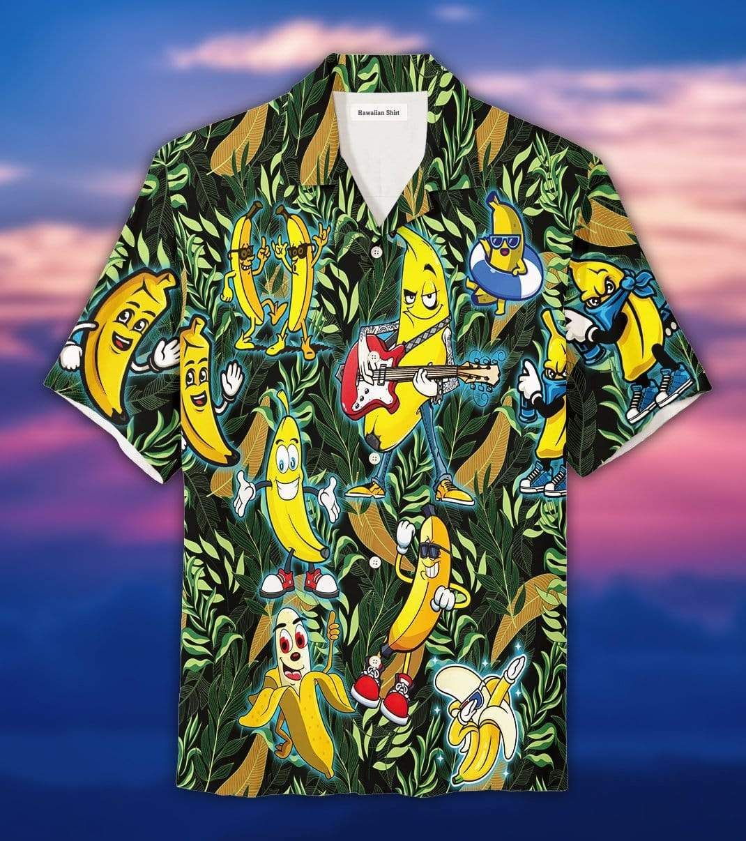 Check Out This Awesome Hawaii Aloha Shirts Happy Bananas Ha26246