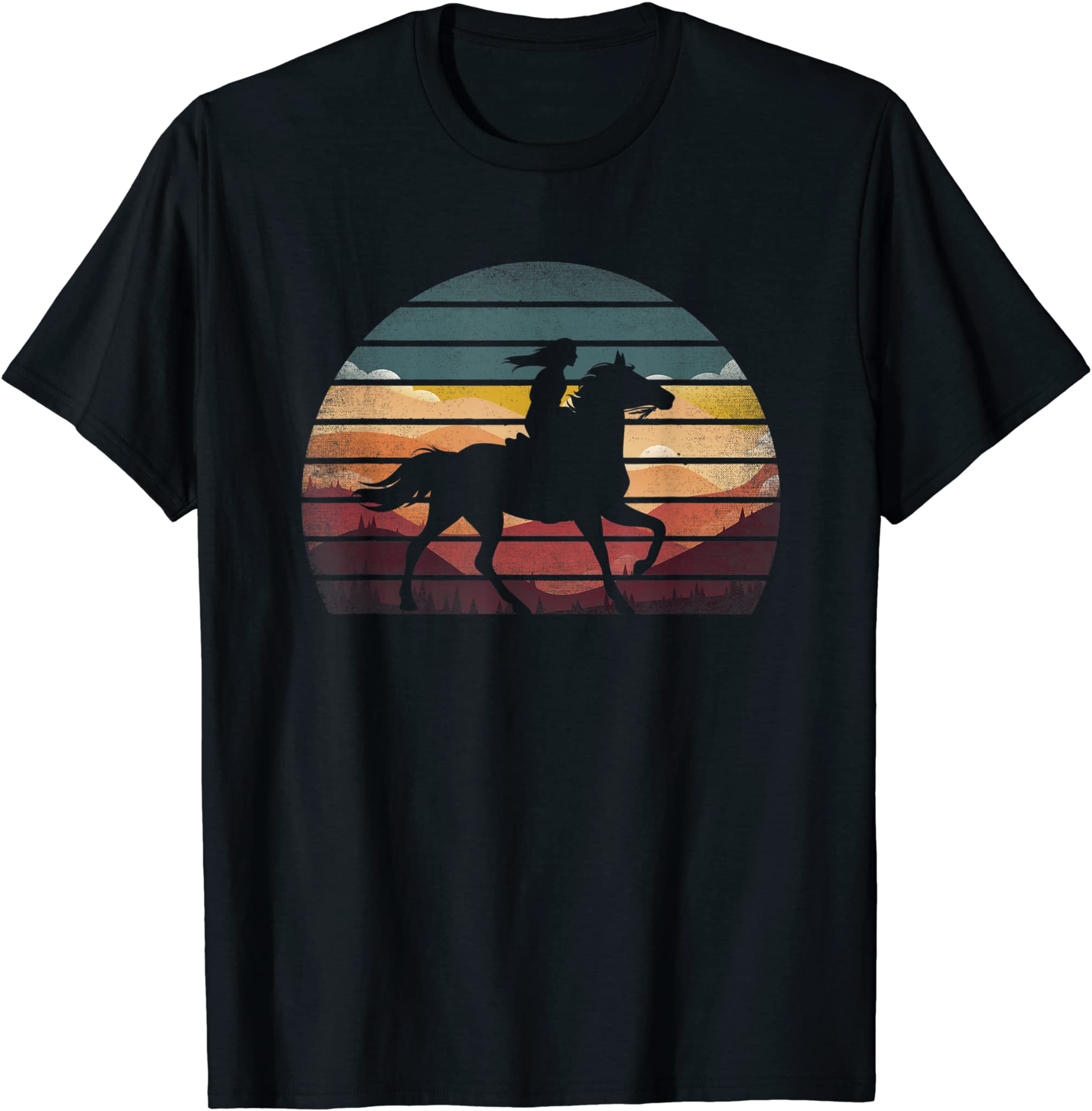 Girl Horse Riding Shirt Vintage Cowgirl Texas Ranch