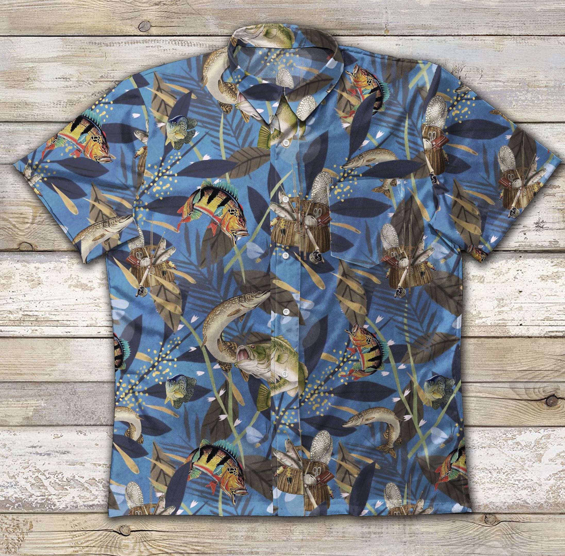 Hobbies Fishing Vintage Cotton Hawaii Ha92459