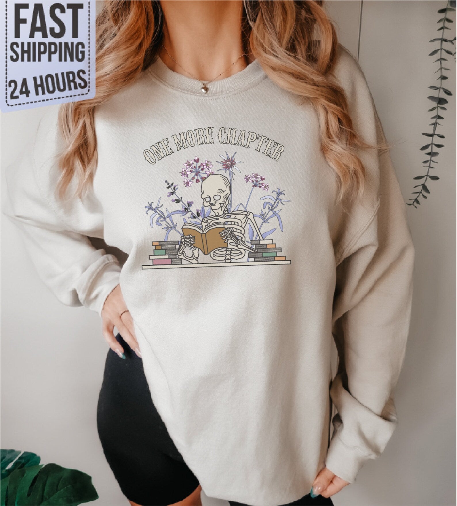 Halloween Bookish 2D Crewneck Sweatshirt All Over Print Sweatshirt For Women Sweatshirt For Men