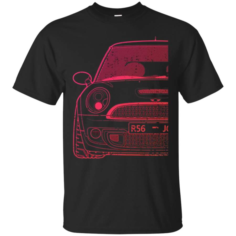 AGR 56r Series Magenta Roughed Hatch Tshirt