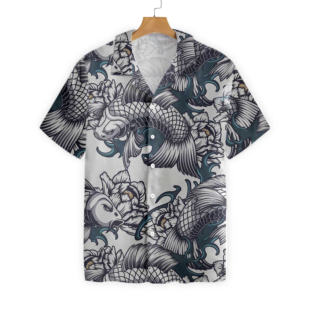 Traditional Floral Fish Hawaii Shirt Ha96797