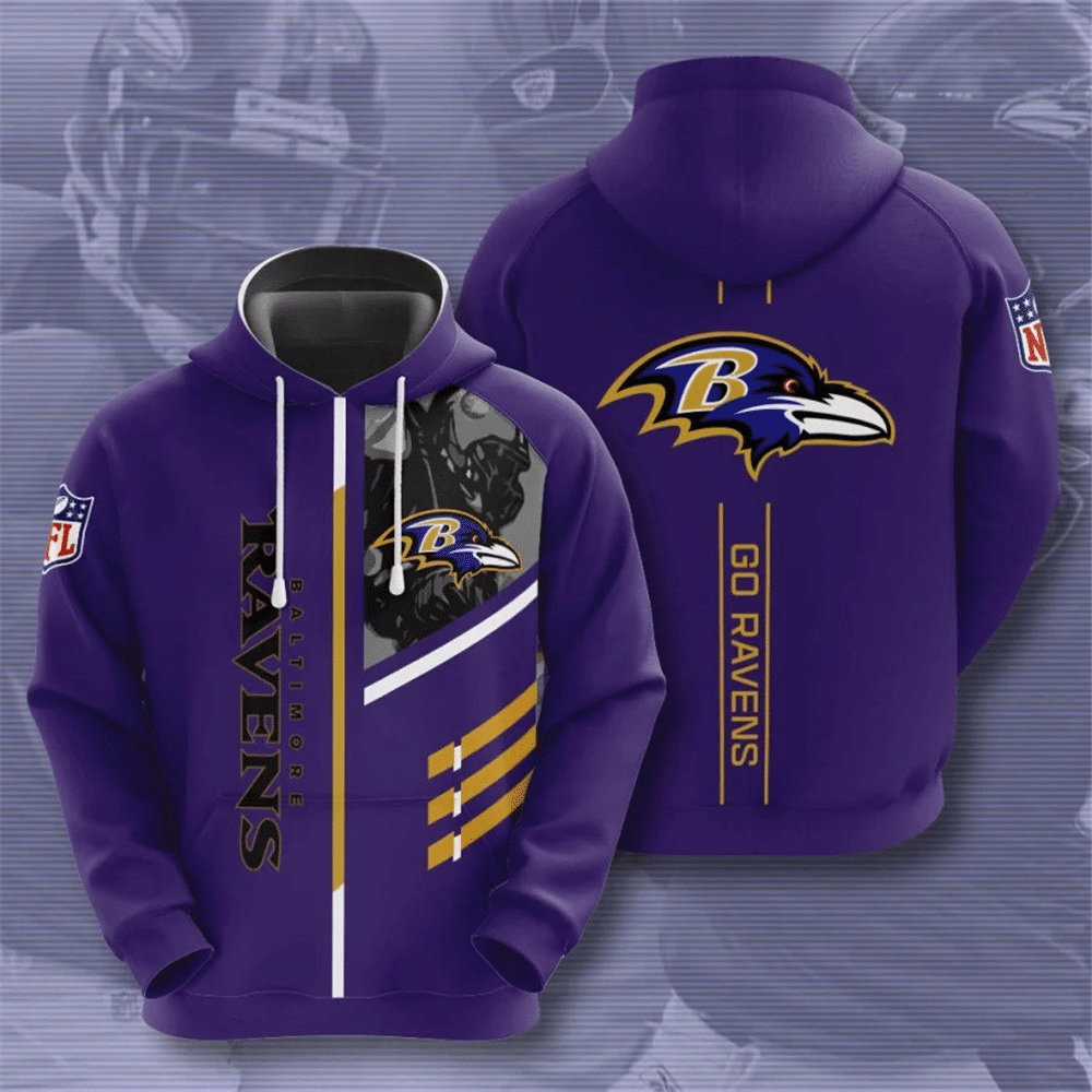 Baltimore Ravens  39 Unisex 3D Hoodie Gift For Fans