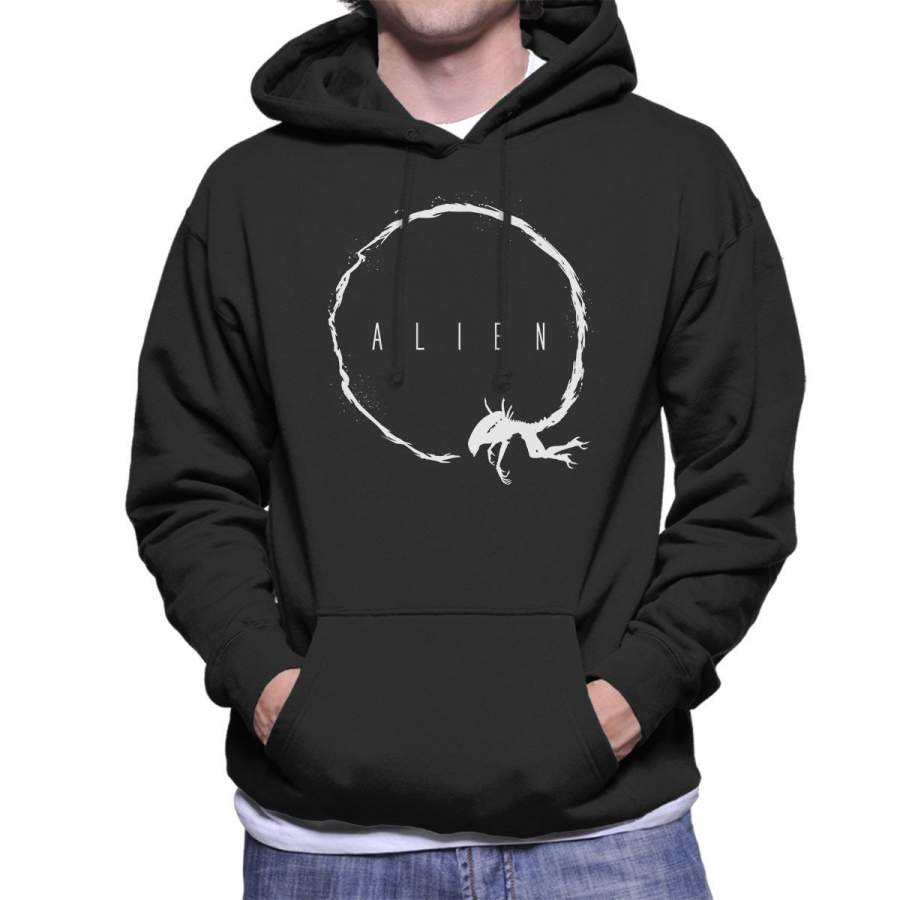 Alien Arrival Symbol Mix Men’s Hooded Sweatshirt