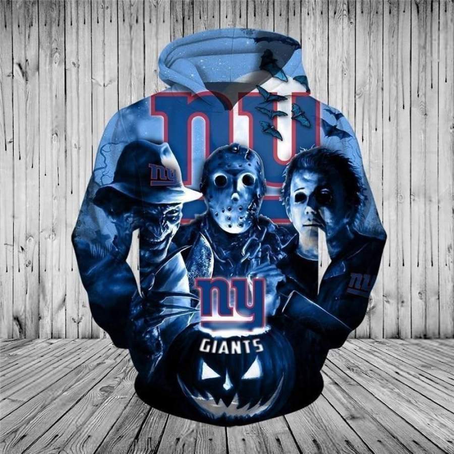 New York Giants Hoodie 3D Style2854 All Over Printed