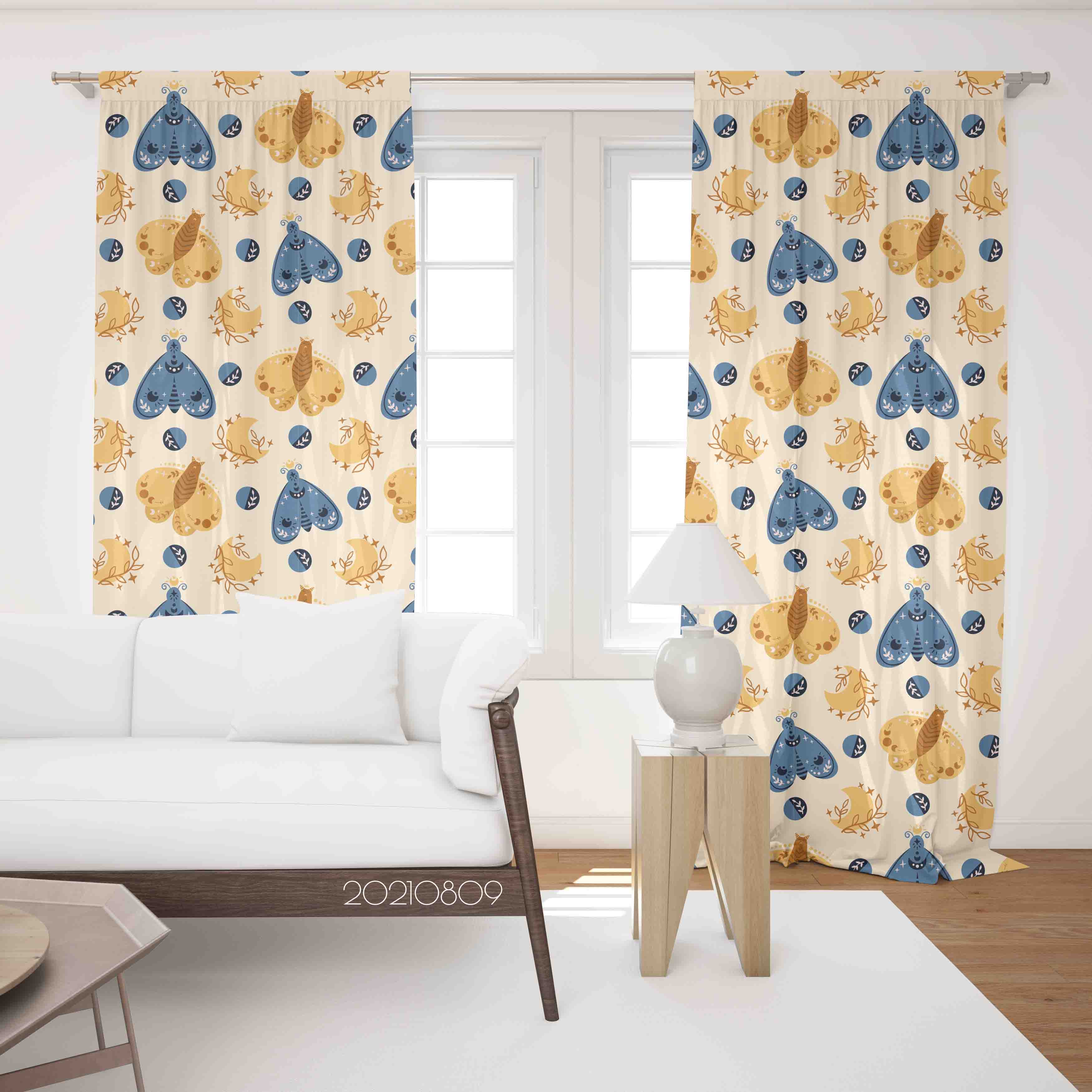 3D Cartoon Animal Butterfly Curtains And Drapes Lqh 22