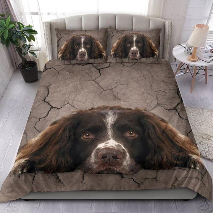 Springer Spaniel Dog Animal Duvet Quilt Bedding Set