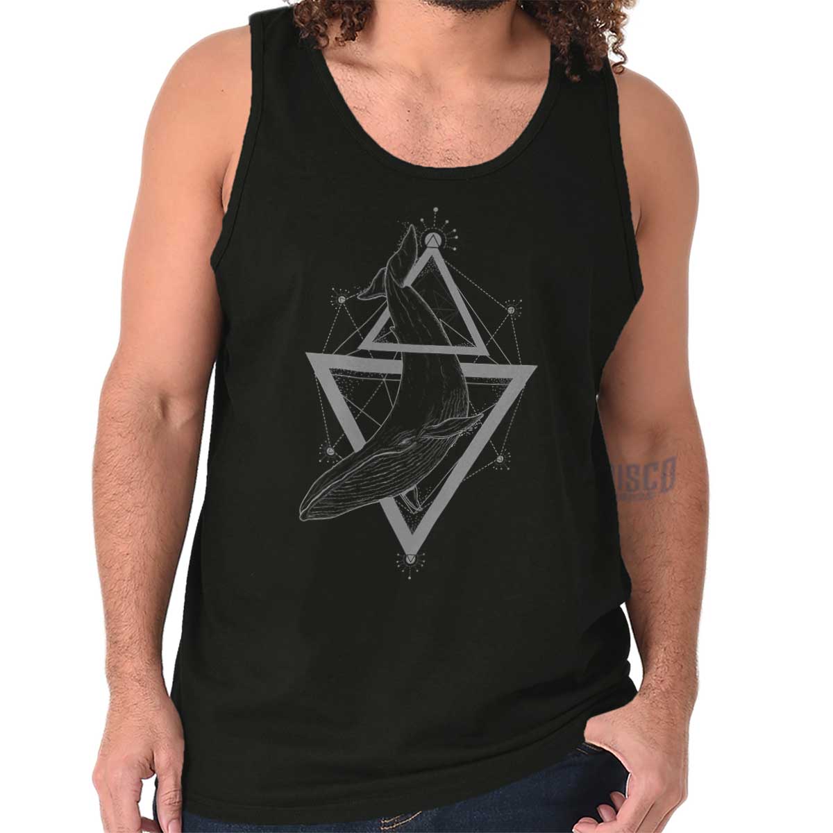 Triangle Whale Tank Top