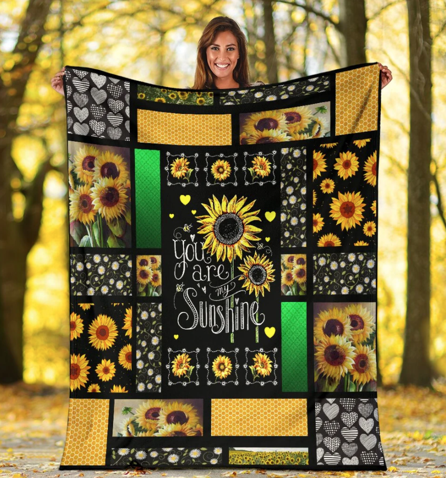 You Are My Sunshine Fleece Blanket