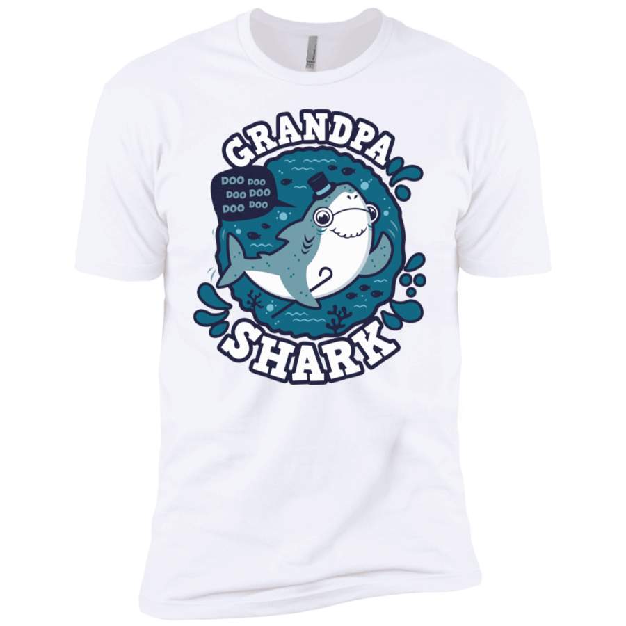 Shark Family trazo – Grandpa Boys Premium T-Shirt