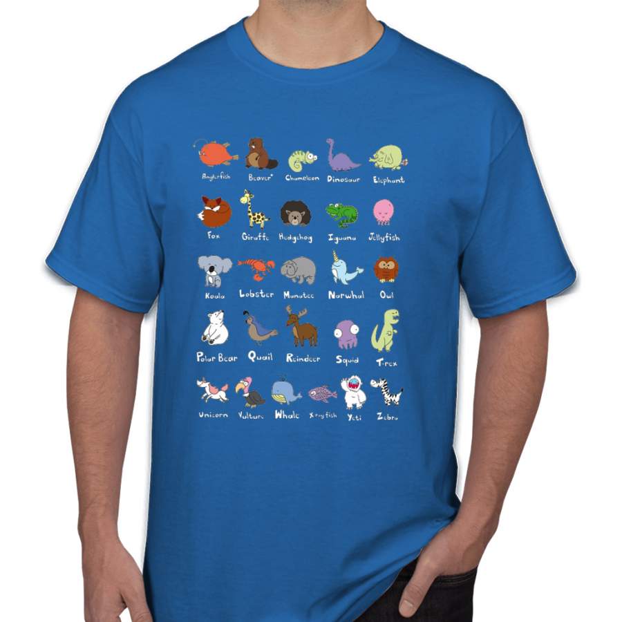 The Animal Alphabet Men T-Shirt