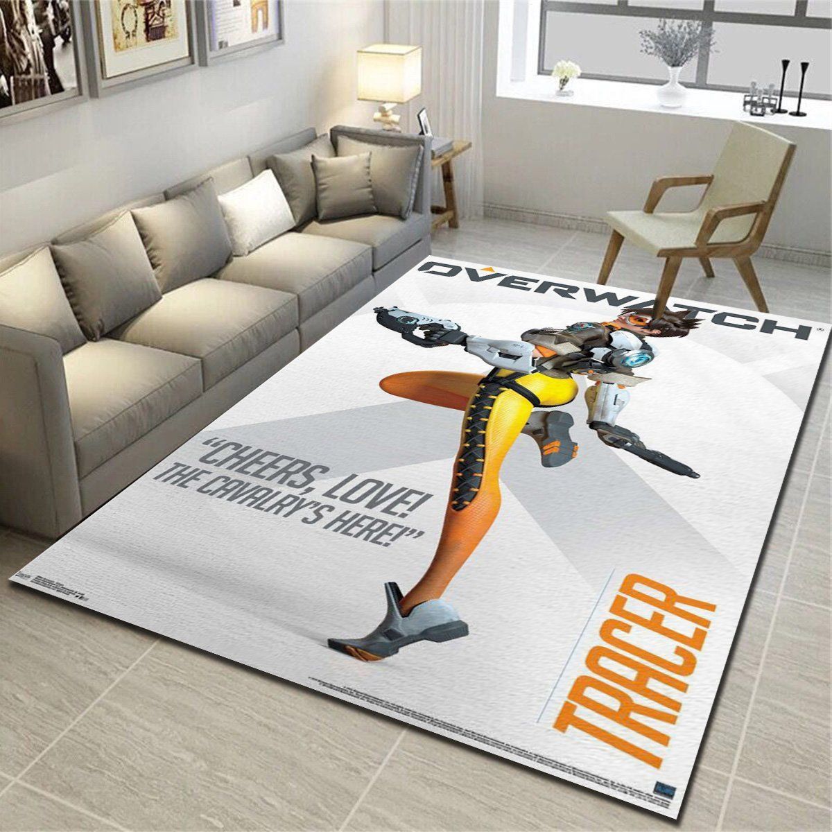 Overwatch Cheers Rugs, Living Room Carpet