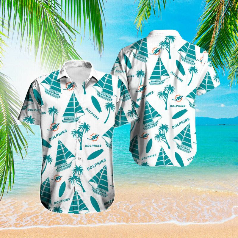 Miami Dolphins Men’S Hawaiian Shirts For Fan V5