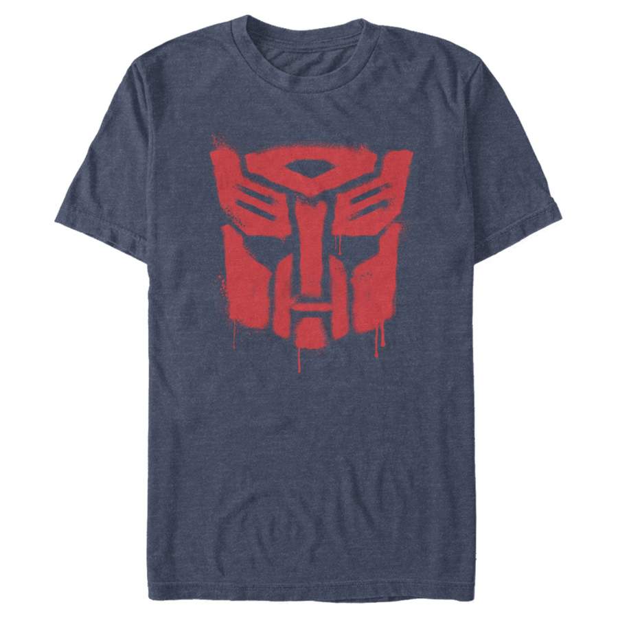 Transformers Men’s Autobots Graffiti Logo  T-Shirt