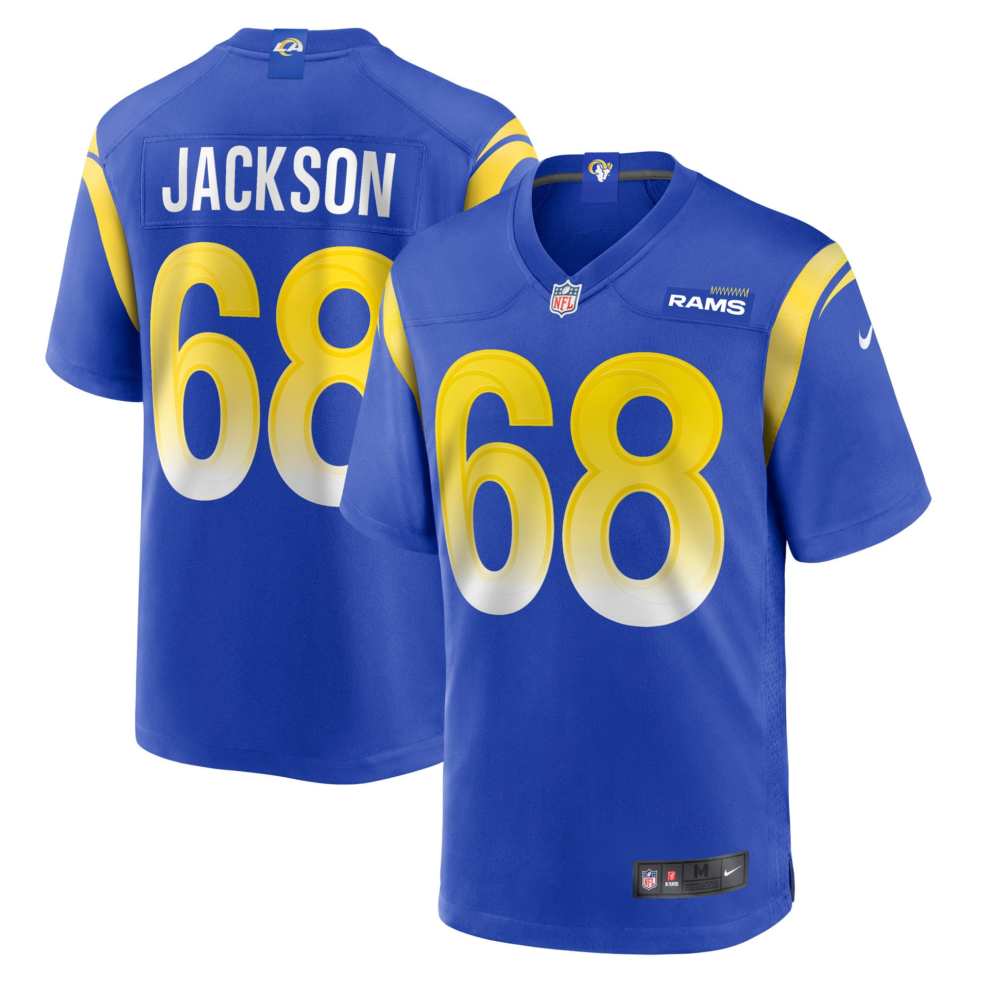 Aj Jackson Los Angeles Rams Game Jersey – Royal NFL