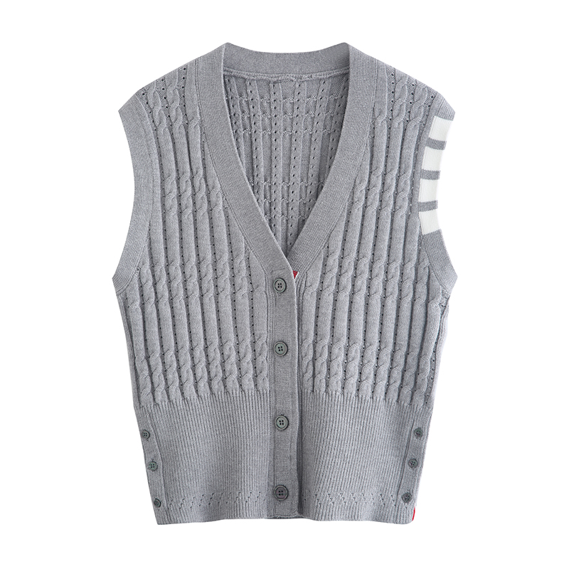 Sweater Vest 2022 Korea Fashion Fall Cardigan Y2k Sweaters Winter Clothes Womens Tops Kawaii Vintage Cute Harajuku Knit Clothing alx