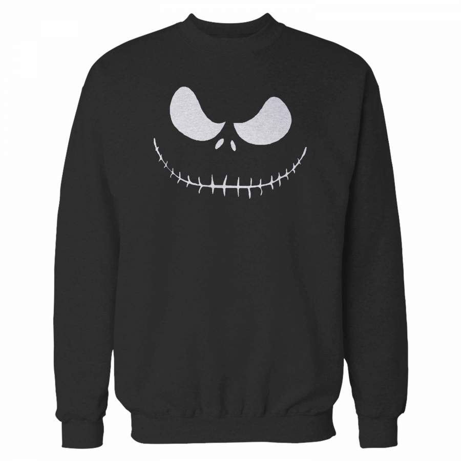 Jack Skellington Face Nightmare Before Christmas Sweatshirt