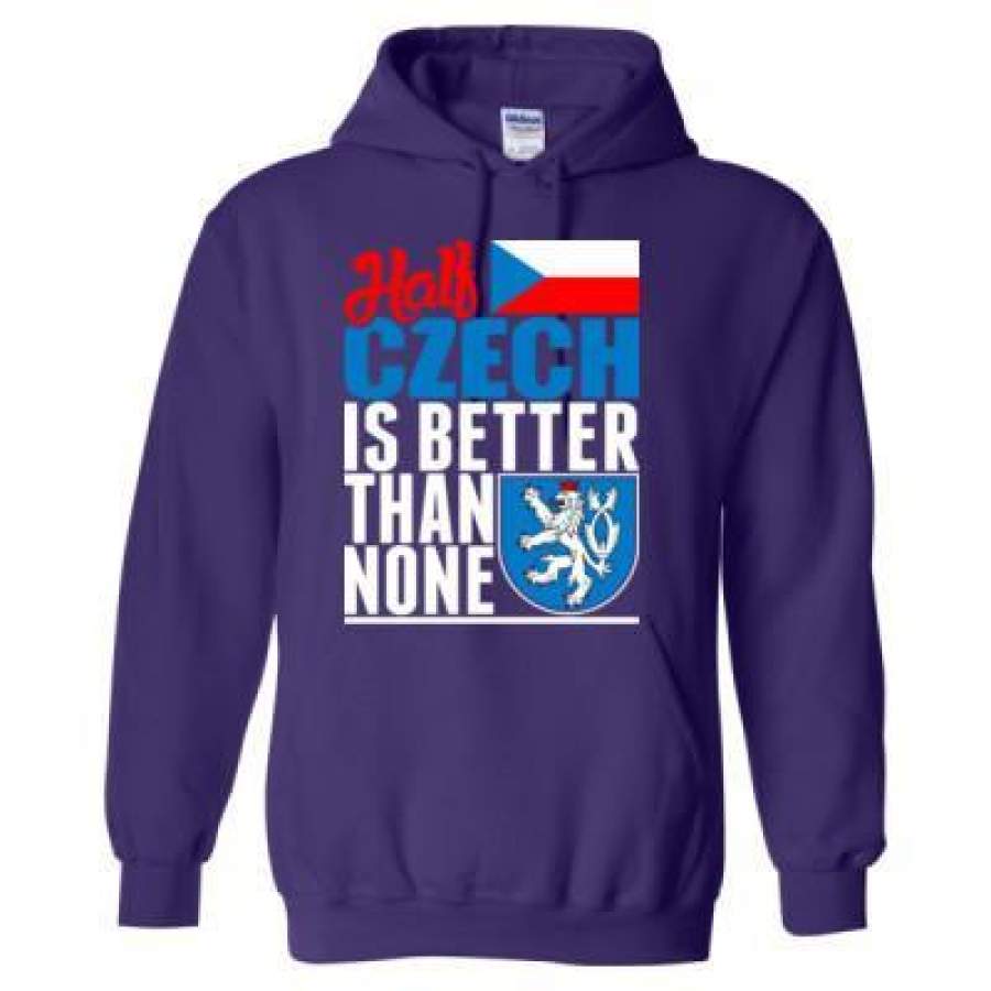 AGR Half Czech Is Better Than None – Heavy Blend™ Hooded Sweatshirt