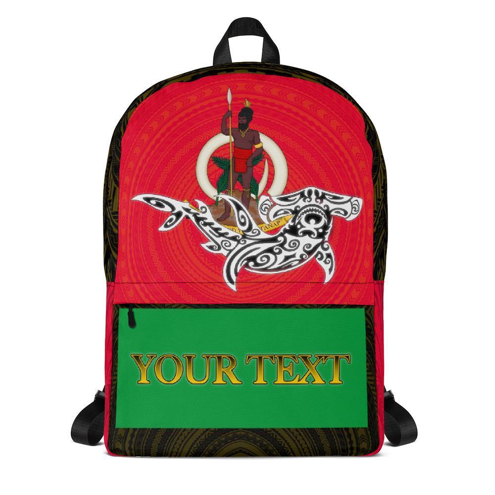 Vanuatu Backpack – Custom Shark With Coat Of Arms – BN01