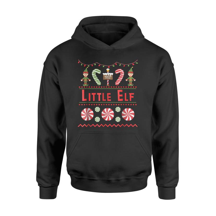 Christmas  Family Elves Little Elf Fun Hoodie