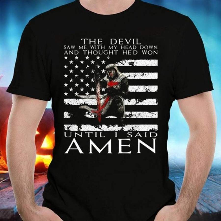 Knight Templar Shirt  The Crusader T-Shirt  Warrior T shirt  Gift for him  Teutonic Knights T Shirt Christian gift