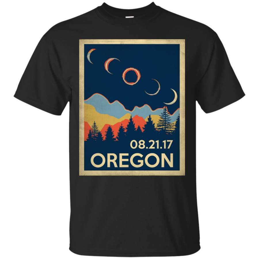 Vintage Oregon Solar Eclipse 2017 shirt Mountain Country T-Shirt