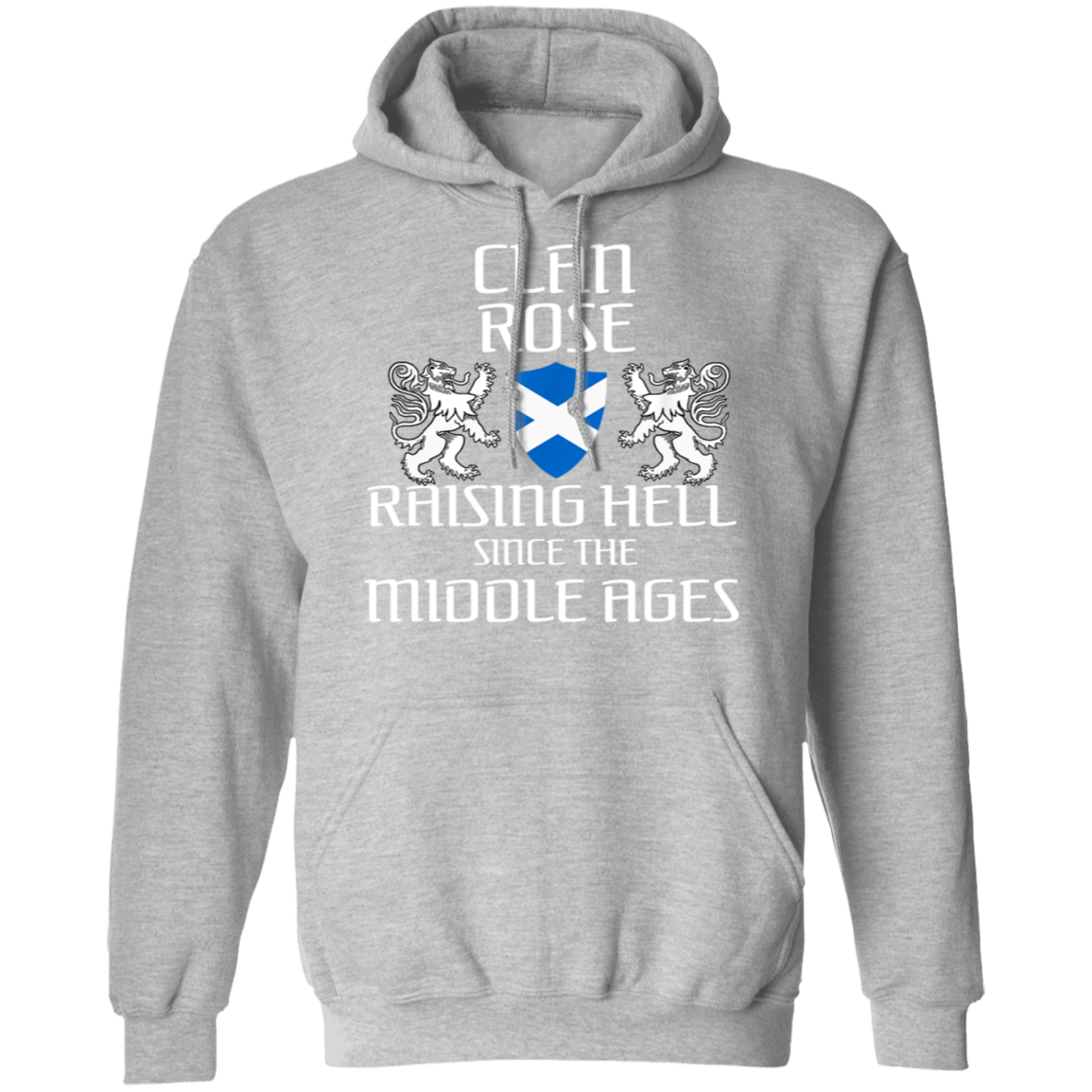 Rose Scottish T-Shirt Family Scotland Name Clan Gift Lion Hoodie