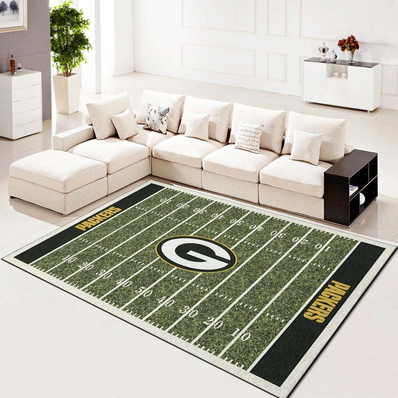 Green Bay Packers Football Team Field Living Room Carpet Kitchen Area Rugs