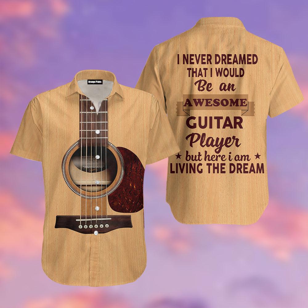 Guitar Player Living Dream Hawaii Shirt For Men Women Ha95341